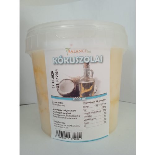 Kokosöl / Kokosfett 1000 ml