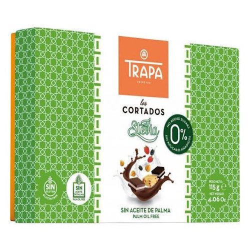 Trapa, Cortados Stevia, Dessertmischung, zuckerfrei, 115 g