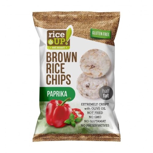 Rice Up Paprika-Geschmack Reis Chips, 60g