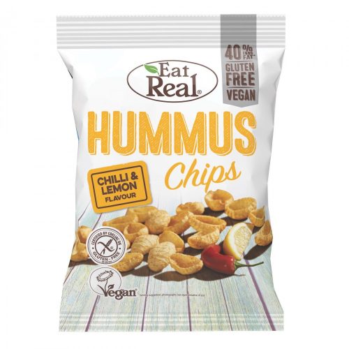 Eat Real Hummus Chips - Chili und Zitrone 45g