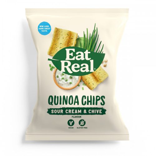 Eat Real Quinoa Chips - Sauerrahm-Geschmack und Schnittlauch 30g