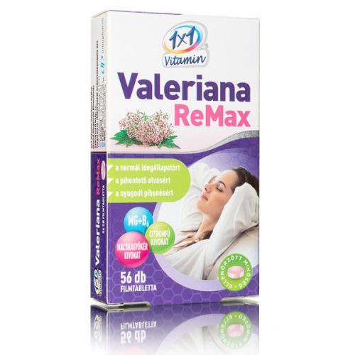 1x1 Vitamin Valeriana Remax Nahrungsergänzungsmittel Filmtablette 56 Stk.
