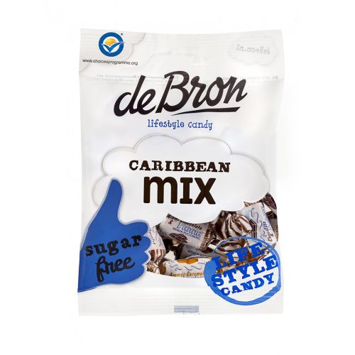 DeBron zuckerfreie Karibik-Mix Karamell Auswahl 90 g