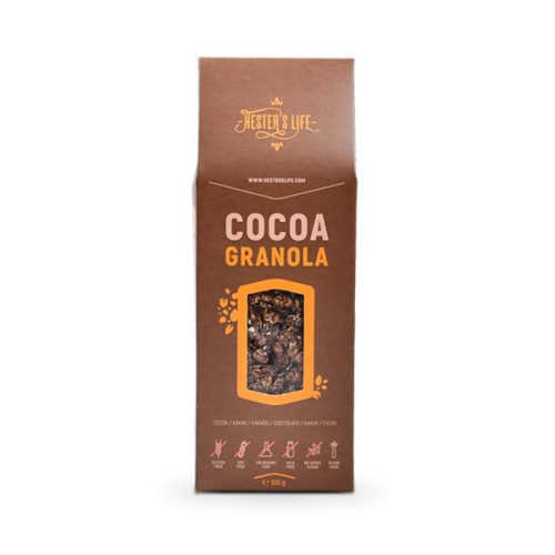 Hester's Life Cocoa Granola -  kakao granola 320 g