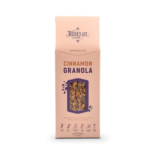 Hester's Life Cinnamon Granola -  zimt granola 320 g