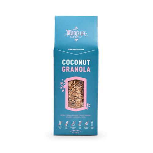 Hester's Life Coconut granola - kokosnuss granola 320 g