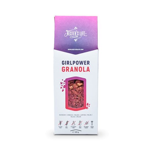 Hester's Life Girlpower Granola - himbeere granola 320 g