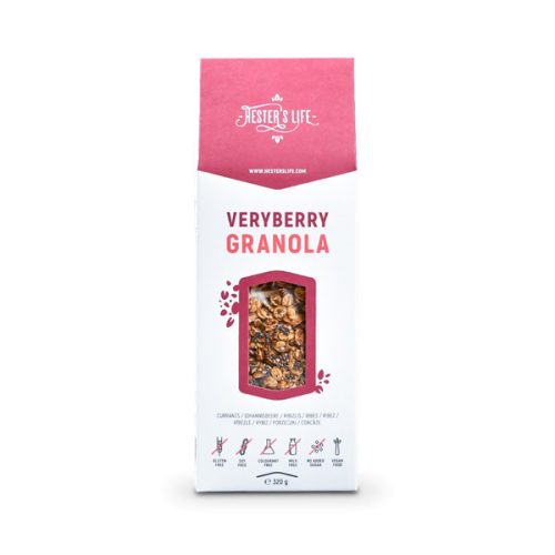 Hester's Life Veryberry granola / Johannisbeer-Granola 320 g