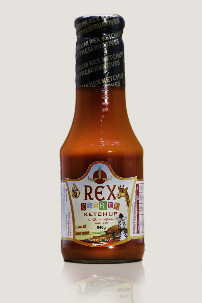 Rex Ketchup für Kinder, zuckerfrei 540g - Reform és egészség