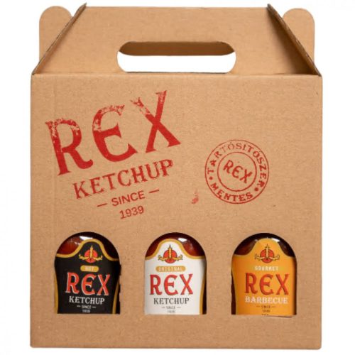 Rex Grill Pack (original, scharf, BBQ), 3x230g
