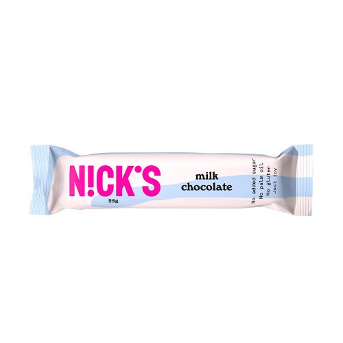 Nick's Milchschokolade (ohne Gluten und Zuckerzusatz) 25g
