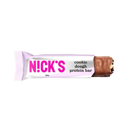 Nick's Proteinriegel mit cookie dough/ Schokoladenkeks Geschmack, 50g