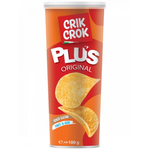 Crik Crok Chips, original, salzig, glutenfrei, 100g