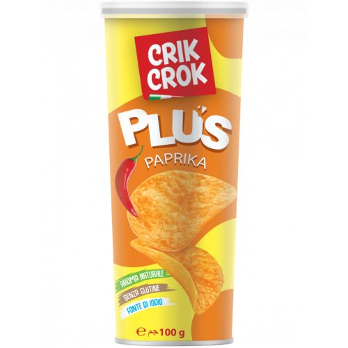 Crik Crok Chips mit Paprika, glutenfrei, 100g
