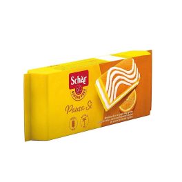 Schar Pausa Sí, mit Milchcreme gefüllter Keks, 30g. Schar Pausa Sí, mit Milchcreme gefüllter Keks, 30g.