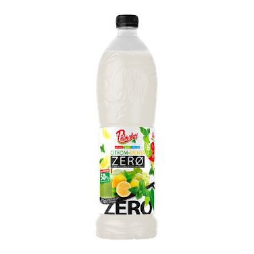 Pölöskei Sirup, ZERO, Zitronen-Minze/Hausgemachte Limonade-Geschmack, 1 Liter.