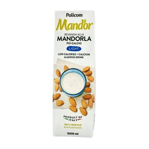 Mand'or Premium Mandelmilch, leicht, mit Calcium, 1000 ml.