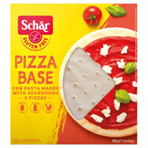 Schar Pizzaboden, glutenfrei, laktosefrei, vegan, 300 g.