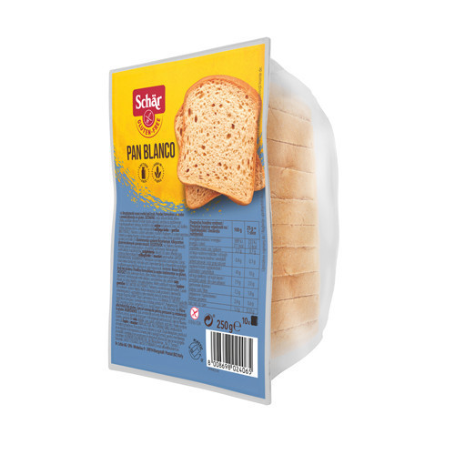 Schar Pan Blanco Brot, glutenfrei, laktosefrei, 250 g.