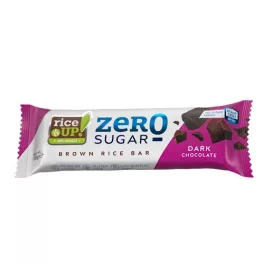   Rice Up, Zero Reisscheibe mit dunkler Schokolade, ohne hinzugefügten Zucker, 18g.