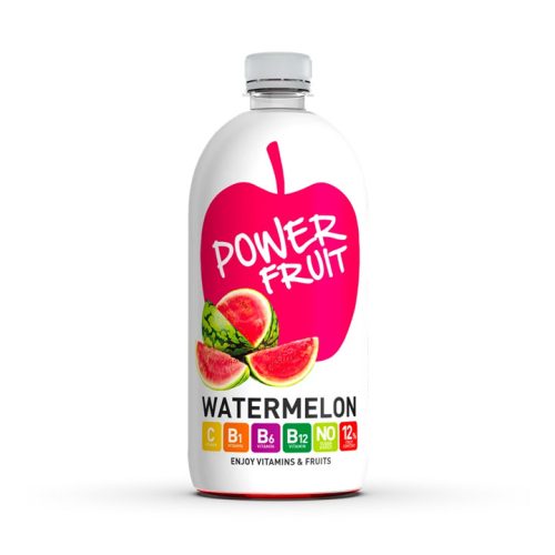 Power Fruit Wassermelonen-Geschmacksgetränk mit Vitaminen C und B, 750 ml