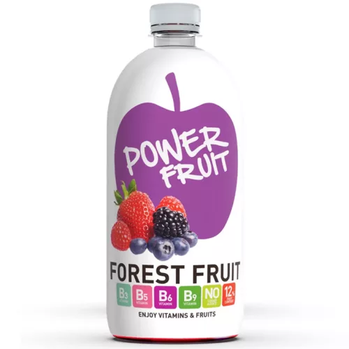 Power Fruit Waldfrucht-Geschmack Getränk, angereichert mit B-Vitaminen, 750 ml