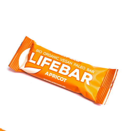 Lifebar BIO nyers szelet – barack – 47 g