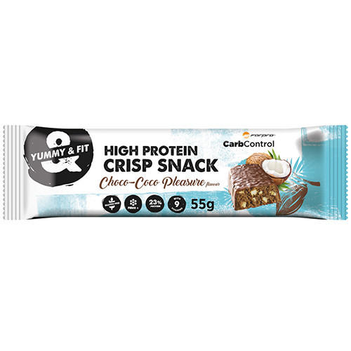 Forpro High Protein Crips Snack 55g - Schokolade - Kokos"