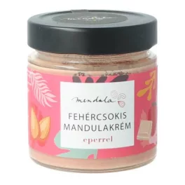   Mendula Weiße Schokoladen-Mandelpaste mit Erdbeeren, 180g"
