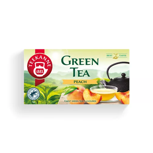 Teekanne, Grüner Tee, Pfirsich, 35g