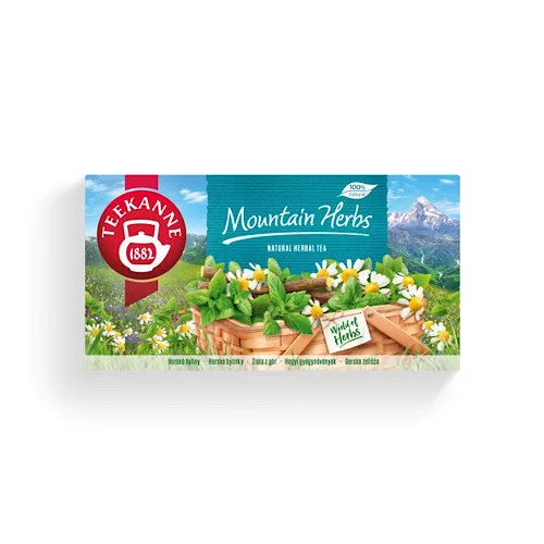Teekanne, NHT, Mountain Herbs, Bergkräuter Teemischung, 36g