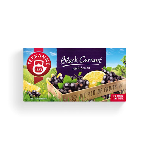 Teekanne, WOF Schwarzer Johannisbeertee mit Zitrone, 50g
