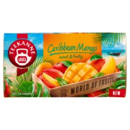 Teekanne, WOF Caribbean, Früchtetee mit Mangogeschmack, 45g