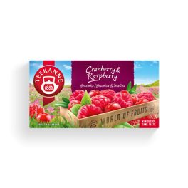   Teekanne, WOF, RED BERRIES, Früchtetee mit Preiselbeere-Himbeer-Geschmack, 45g