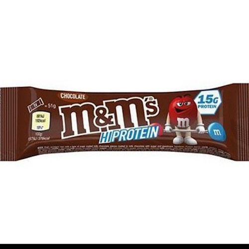 M&M's Protein Schokoladenriegel, Proteinsnack, 51g