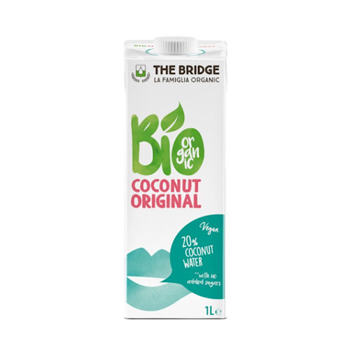 The Bridge Bio Kokosdrink, mit 20% Kokoswasser, 1000 ml
