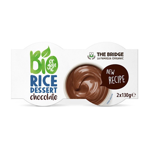 Der Bridge Bio Reispudding, Schokolade, 2*130g