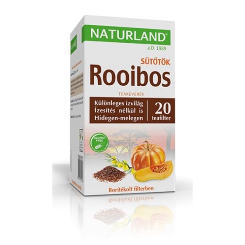 Naturland Sütőtök-rooibos teakeverék 20x1,5 g