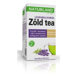 Naturland Prémium Zöld tea levendulavirággal 20x1,5 g