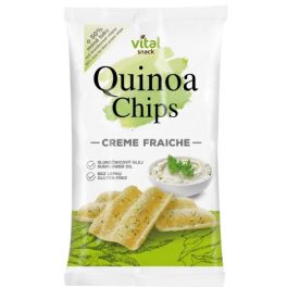 VitalSnack Quinoás chips, tejfölös ízű,  65 g