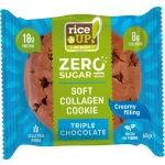 Rice UP Zéro Kollagén, protein keksz Triplacsoki ízű, 60 g
