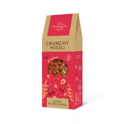Mendula Crunchy Knuspermüsli mit Beeren, 300 g