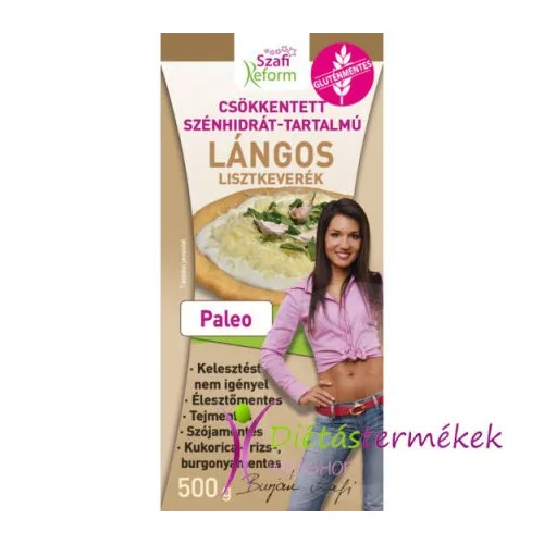 Szafi Reform lángos lisztkeverék szénhidrát csökkentett 500 g