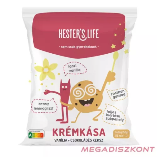 Hester's Life Haferbrei 50 g – cremiger Haferbrei mit Vanille und Keksen