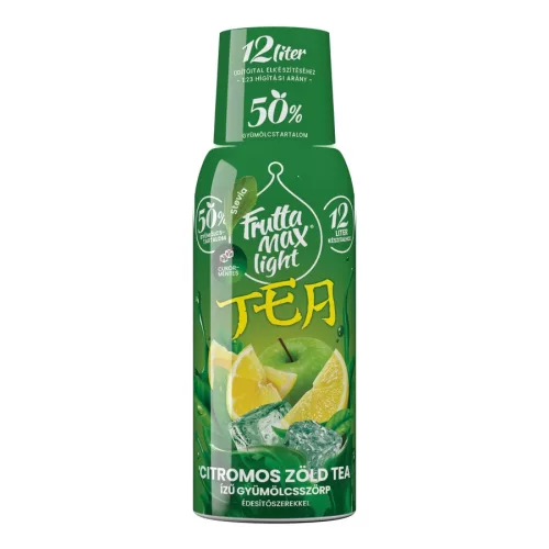 Fruttamax bubble 12 light citromos zöld tea , 500 ml