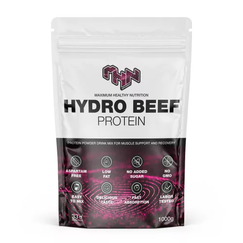 MHN Hydro Beef Protein, csokoládé ízben, 1 kg