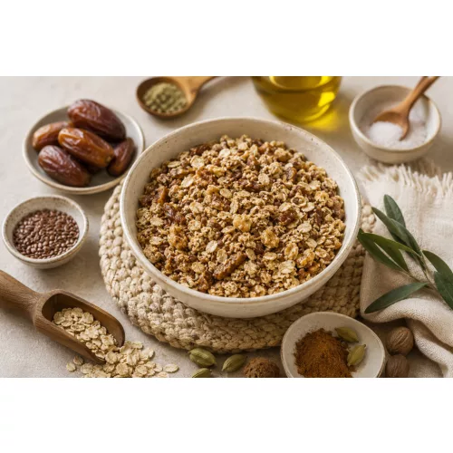 Hester's Life Cardamoon-Kekse / Kardamom-Leinsamen-Müsli, 320g