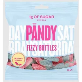 PÄNDY Gumicukor Fizzy Bottles 50g (1g Cukor)