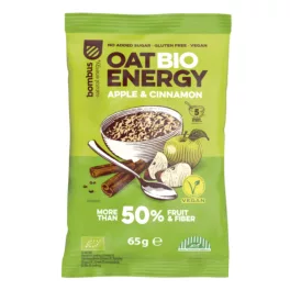 Bombus BIO Energy zabkása, alma és fahéj, 65 g