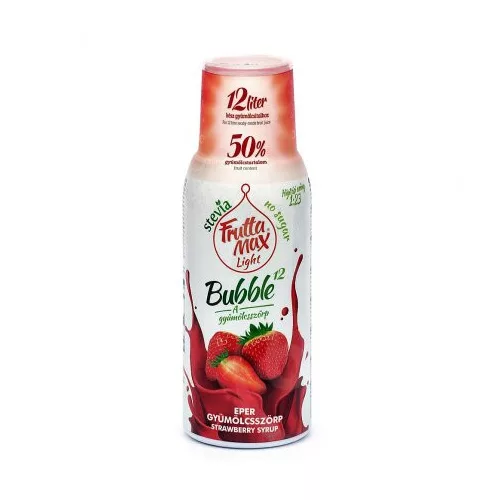 Fruttamax Bubble 12 Erdbeere Light 500 ml